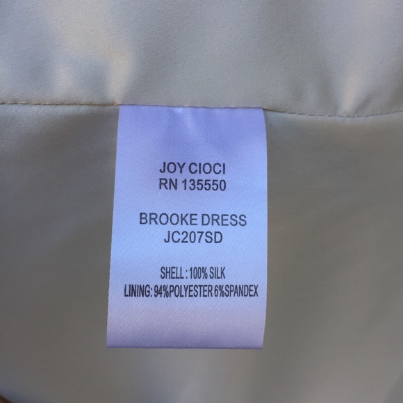 Joy Cioci Brooke Pink Print Silk Dress - Picture 8 of 8